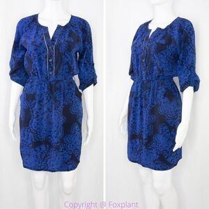 Presley Skye 100% silk royal blue‎  dress, size XXS